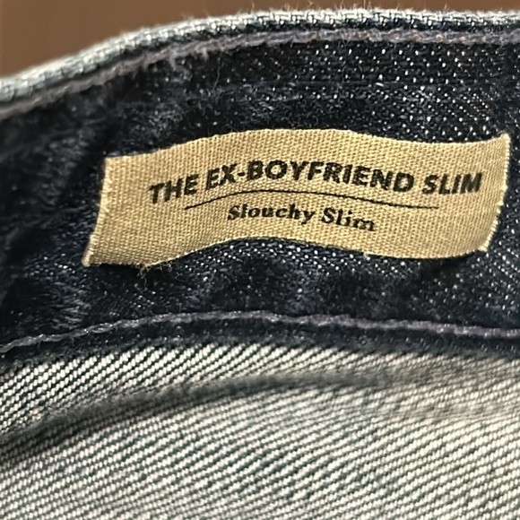 AG The Ex-Boyfriend Slim Slouchy Slim Distressed Jeans Women’s Size 30 - Picture 5 of 14